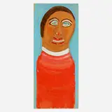 William Dawson, Untitled, 1989, enamel on carved wood