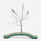 James Surls, On The Bridge I, 1996, bronze