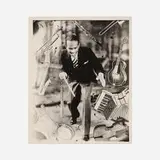 James VanDerZee, Teddy Hall (Raining Musical Instruments), 1933, gelatin silver print