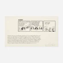 Joseph Kosuth, Dilbert/Foucault, 2003, screenprint
