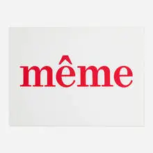 même by Kay Rosen, 1993, acrylic on canvas over board, sold Mar 2021