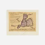 Claes Oldenburg, Mouse as Greater New York, 1969, felt tip marker and watercolor on newsprint