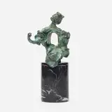 La Madonne de Port Lligat sculpture by Salvador Dalí, 1969, patinated bronze on marble base, sold Mar 2021