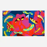 Kaws, Alone Again, 2018, screenprint in colors
