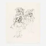 Willem de Kooning, Two Women, 1973, lithograph on paper
