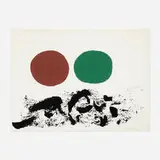 Flurry by Adolph Gottlieb, 1967, screenprint in colors, sold Mar 2021