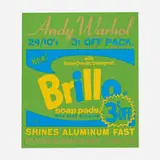 Brillo by Andy Warhol, 1970, screenprint in colors, sold Mar 2021