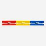Mel Bochner, 12" x 3"