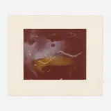 Helen Frankenthaler, Comet, 1980-82, etching with aquatint in colors on brown Moriki paper collaged to handmade Zaen linen paper