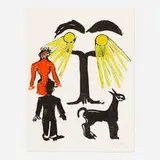 Hommage à Man Ray by Alexander Calder, 1974, lithograph in colors, sold Mar 2021