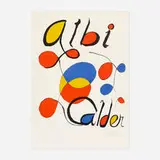 Albi by Alexander Calder, c. 1970, lithograph in colors, sold Mar 2021