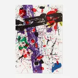 Untitled (SF-272) from Eight by Eight to Celebrate the Temporary Contemporary by Sam Francis, 1984, offset lithograph in colors on BFK Rives, sold Mar 2021