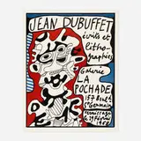 Jean Dubuffet, Écrits et Lithographies, 1968, lithograph in colors