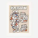Jean Dubuffet, Affiche (Grand Palais, Festival d'Automne à Paris), 1973, lithograph in colors on Arches