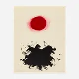 Adolph Gottlieb, Untitled from the Flight portfolio, lithograph in colors on Arches
