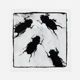 Untitled from the Visual Poetics portfolio by Donald Sultan, 1998, screenprint in colors, sold Mar 2021