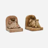 Ernest A. Batchelder, Dutch Boy and Girl bookends model 201, pair