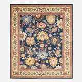 Peshawar Sultanabad, Low pile carpet, hand-knotted wool
