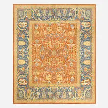 Peshawar Serapi, Low pile carpet, hand-knotted wool