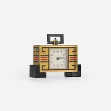 Claude Moliterni, 'Pendulette Art Déco' desk alarm clock
