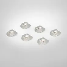 Elizabeth II lady's hat place card holders, set of six by Mappin & Webb, sold Sep 2026