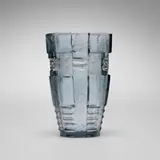 attribution Jean Luce, Art Deco vase, c. 1930, cast glass