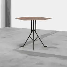 Warren McArthur and Frank Lloyd Wright, dining table from the Arizona Biltmore Hotel, Phoenix, 1927, iron