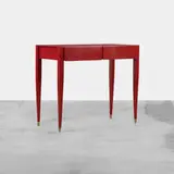 customized console by Gio Ponti and Cristina Longo, 1953 / 2011, lacquered Italian walnut, brass, sold Apr 2012