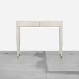 customized console by Gio Ponti and Cristina Longo, 1953 / 2005, lacquered Italian walnut, brass, sold Apr 2012