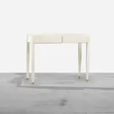 customized console by Gio Ponti and Cristina Longo, 1953 / 2005, lacquered Italian walnut, brass, sold Apr 2012