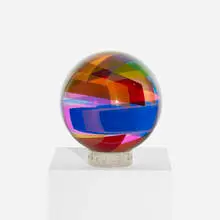 #1937 by Vasa Mihich, 1981, acrylic, Plexiglas, sold Apr 2012