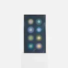 Deplacement Instable M.V. by Francisco Sobrino, 1967, acrylic, Plexiglas, sold Apr 2012