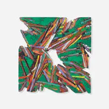 Untitled by Charles Arnoldi, 1986, hand-painted wood construction, sold Apr 2012