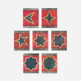 Sol LeWitt, Sette Stelle (portfolio of seven works), 1984, lithographs on paper