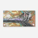 Sharp, untitled (NYC train), c. 1985, spraypaint and acrylic on canvas