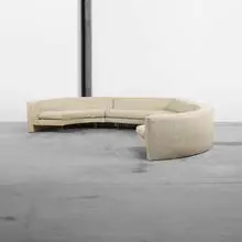 Vladimir Kagan, Omnibus sofas, c. 1970, upholstery, acrylic