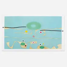 Victor Pasmore, Burning Water, 1980, photo engraving and drypoint etching