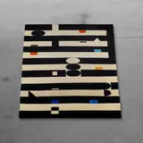 carpet by Yaacov Agam, 1971, hand-woven wool, sold Apr 2012