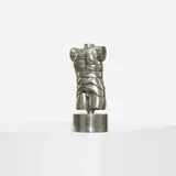 Mini David by Miguel Ortiz Berrocal, 1969, nickel-plated steel, sold Apr 2012