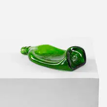 Gilbert&George, Reclining Drunk, 1973, glass