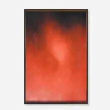 Jack Goldstein, untitled, 1987, acrylic on board in artist's frame behind Plexiglas