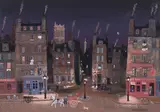 Michel Delacroix, Parisian scene at night