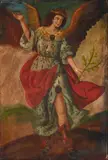 Spanish Colonial School, Portrait of an Archangel