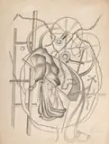 Fernand Léger, La voiture d'enfant, pencil on wove paper
