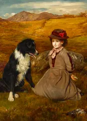 James Archer, Which hand will you take?, oil on canvas