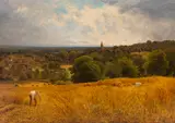 John Clayton Adams, Hindhead from Ockley (Surrey), 1876, oil on canvas