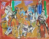 Pinchas Litvinovsky, Untitled, oil on canvas
