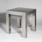 Günther Uecker, Tisch, 1972, Edelstahl und Nägel