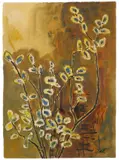 Weidenkätzchen by Karl Schmidt-Rottluff, 1939, Aquarell und Tuschpinsel auf Fabriano-Velin, sold Nov 2014