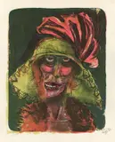 Otto Dix, Leonie, 1923, Farblithographie auf Bütten